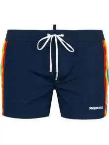 dsquared2 underwear short collections hommes colorway side blue